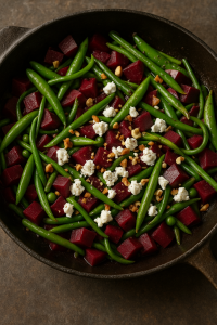 Garden Salad with Beets and Beans