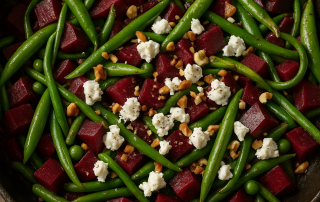Garden Salad with Beets and Beans
