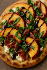 Summeripe Nectarine & Prosciutto Flatbread