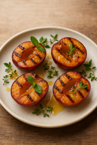 Grilled Plums