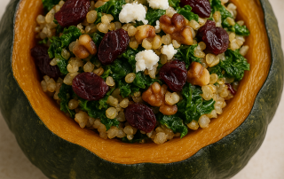 Stuffed Buttercup Squash Bowls