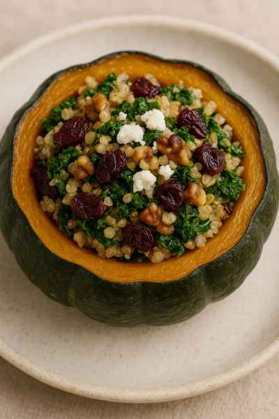 Stuffed Buttercup Squash Bowls