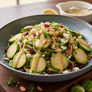 Shaved Brussel Sprout Salad