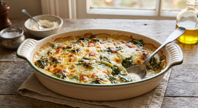 Creamy Collard Green Gratin
