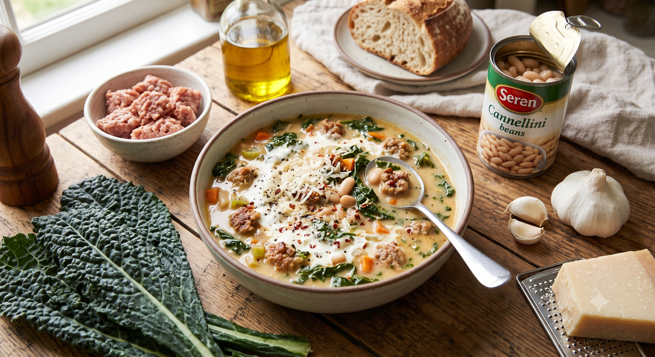 Tuscan Kale & Sausage Soup