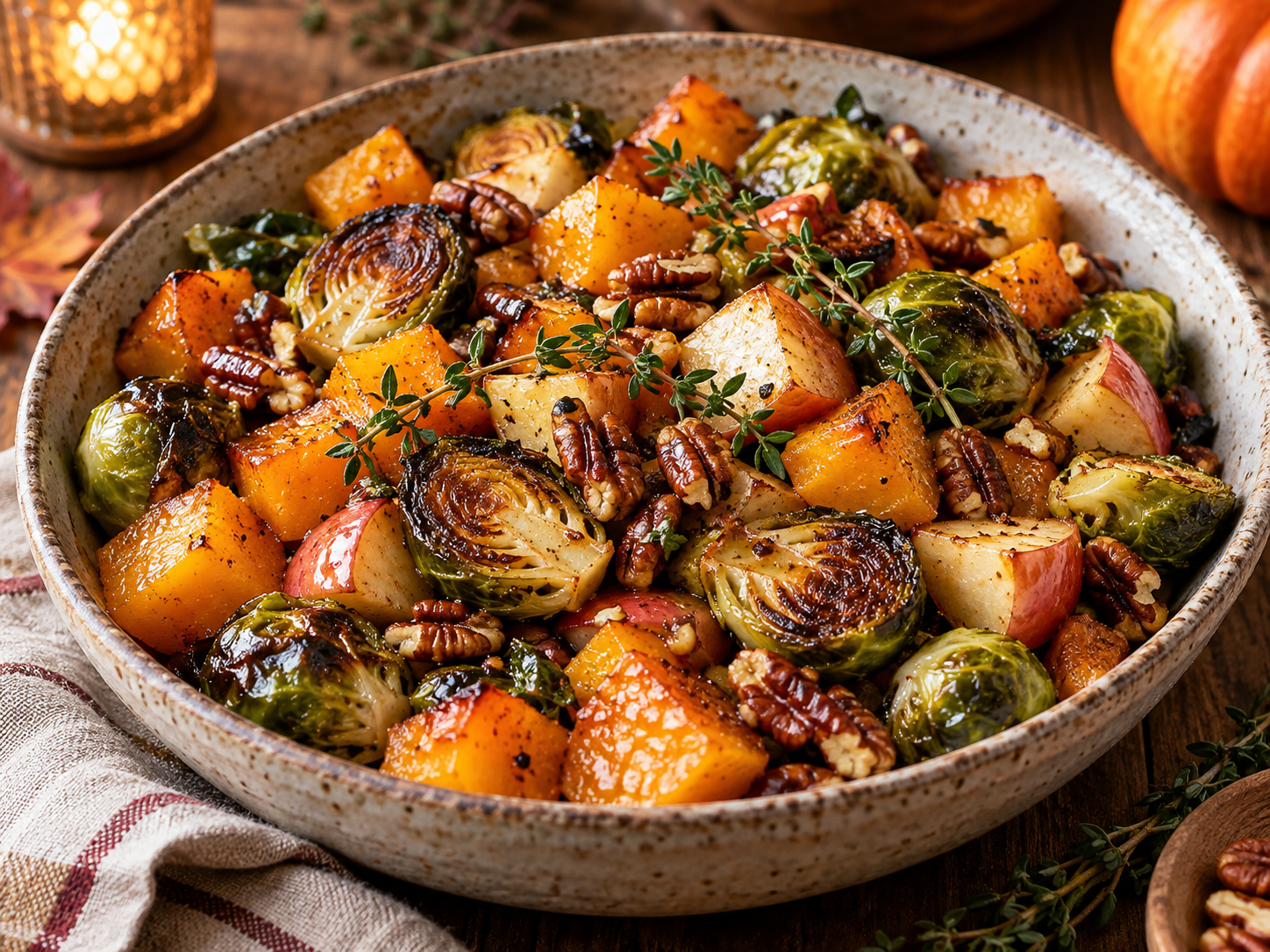 Rustic Autumn Roasted Vegetable Medley